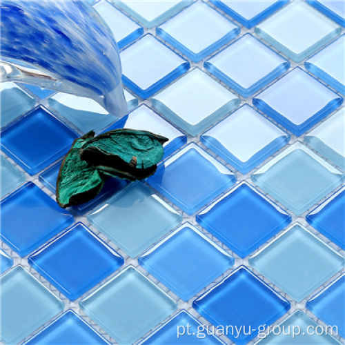 Moden o mosaico azul claro